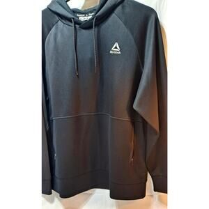 Reebok Identity Vector Track Jacket Full Zip Unisex Sz XL Black